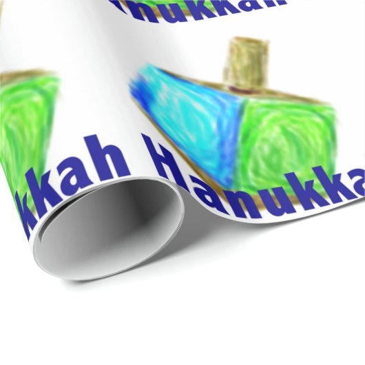 Hanukkah Dreidels Cadeaupapier (Rol Hoek)