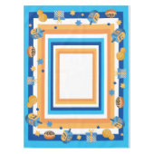 Hanukkah Dreidels Donuts & Stars Tafelkleed (Voorkant)