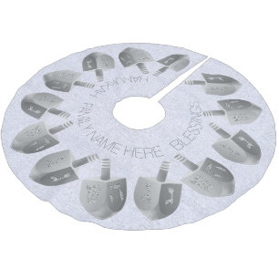 Hanukkah Dreidels Faux Silver Bling Chrismukkah Kerstboom Rok
