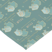 Hanukkah Dreidels Great Miracle Lange Tafelloper (Hoek)