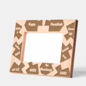 Hanukkah Dreidels Say Gegraveerde Lijstjes (Links)