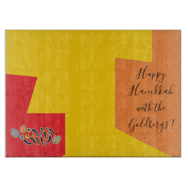 Hanukkah Dreidels Snijplank