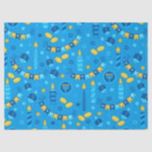 Hanukkah Dreidels Tissuepapier (Voorkant)