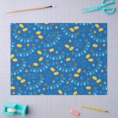 Hanukkah Dreidels Tissuepapier (Craft)