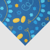 Hanukkah Dreidels Tissuepapier (Detail)