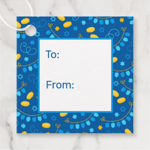 Hanukkah Dreidels van Bedankjes Labels