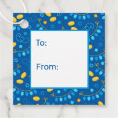 Hanukkah Dreidels van Bedankjes Labels (Voorkant)