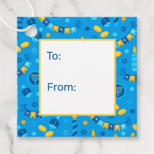 Hanukkah Dreidels van Bedankjes Labels