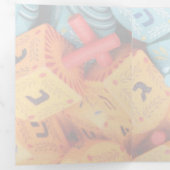 Hanukkah Drieluik Wenskaart (Binnenzijde eerst)