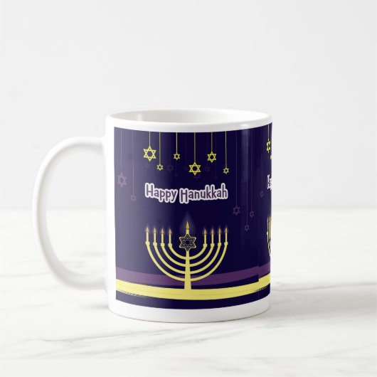 Hanukkah Drinkware Mok voor vakantieseizoen (Links)