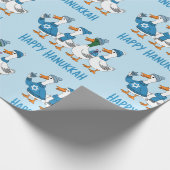 Hanukkah Ducks  Cadeaupapier (Hoek)