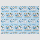 Hanukkah Ducks Tissuepapier (Voorkant)