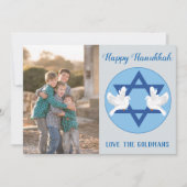 Hanukkah Duif Groeten van Vrede (Voorkant)