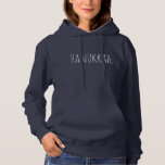 Hanukkah. | Eenvoudig minimaal handschrift Hoodie<br><div class="desc">Hanukkah. | Eenvoudig minimaal handschrift</div>