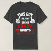 Hanukkah Eight Crazy Nights grappig T-shirt (Design voorkant)