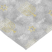 Hanukkah Elegant Menorahs Lange Tafelloper (Hoek)