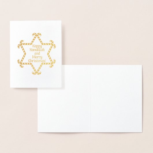 Hanukkah- en kerstkaart folie kaarten (Display)