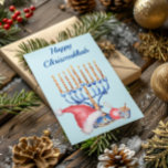 Hanukkah en Kerstmis Chrismukkah Feestdagenkaart<br><div class="desc">Dit ontwerp kan op het gebied worden gepersonaliseerd dat door de foto en/of tekst te veranderen wordt verstrekt. Of het kan worden aangepast door de klik te kiezen om verdere optie aan te passen en de kleur van de achtergrond te schrappen of te veranderen, tekst toe te voegen, de tekstkleur...</div>