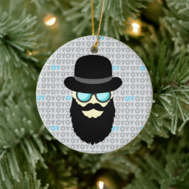 Hanukkah en Kerstmis Keramisch Ornament