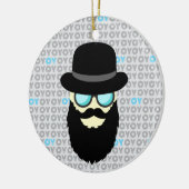 Hanukkah en Kerstmis Keramisch Ornament (Links)