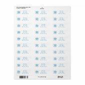 Hanukkah Etiket (Full Sheet)