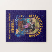  HANUKKAH FAMILIE REÜNIE Souvenir Legpuzzel (Horizontaal)