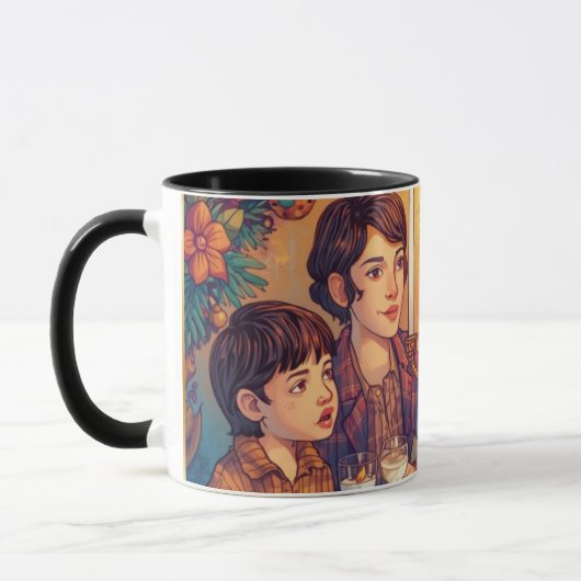 Hanukkah Family Meal Mug Mok (Links)