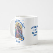 HANUKKAH FAMILY REUNION Aangepaste naam Koffiemok (Voorkant links)