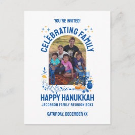 HANUKKAH FAMILY REUNION  foto Briefkaart