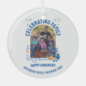 HANUKKAH FAMILY REUNION  foto Glas Ornament (Voorkant)