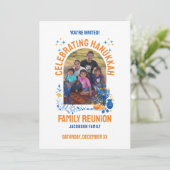 HANUKKAH FAMILY REUNION  foto Kaart (Staand voorkant)