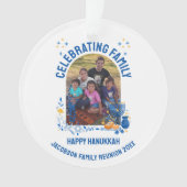 HANUKKAH FAMILY REUNION foto Ornament (voorkant)