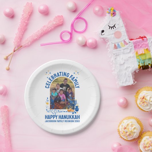 HANUKKAH FAMILY REUNION  foto Papieren Bordje (Feest)