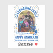 HANUKKAH FAMILY REUNION  foto Sticker (Vel)