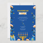 Hanukkah-feest uitnodigingen (Voorkant)