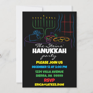Hanukkah Feest van Licht Kaart
