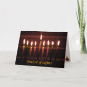 Hanukkah Feestdagen Kaart (Voorkant)