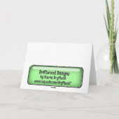 Hanukkah Feestdagen Kaart (Achterkant)