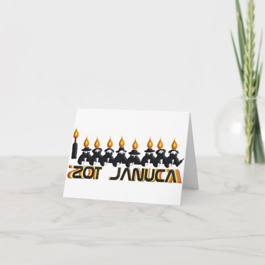 Hanukkah Feestdagen Kaart (Voorkant)