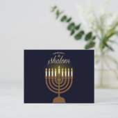 Hanukkah Feestdagenkaart (Staand voorkant)