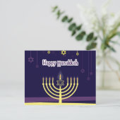Hanukkah Feestdagenkaart (Staand voorkant)
