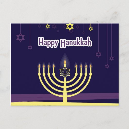 Hanukkah Feestdagenkaart (Voorkant)