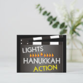 Hanukkah Feestdagenkaart (Staand voorkant)