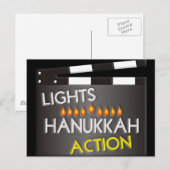 Hanukkah Feestdagenkaart (Voorkant / Achterkant)