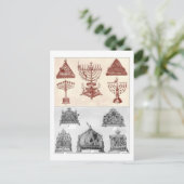 Hanukkah Feestdagenkaart (Staand voorkant)