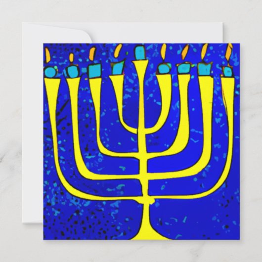 Hanukkah Feestdagenkaart (Voorkant)