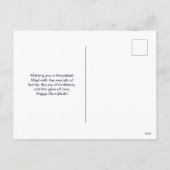 Hanukkah Feestdagenkaart (Achterkant)