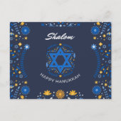 Hanukkah Feestdagenkaart (Voorkant)