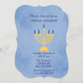 Hanukkah-feestviering Kaart (Voorkant / Achterkant)