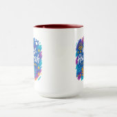 Hanukkah Festival of Lights Art – Combo Mug Mok (Midden)